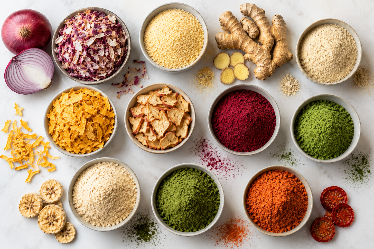 Dehydrated Vegetables & Fruits